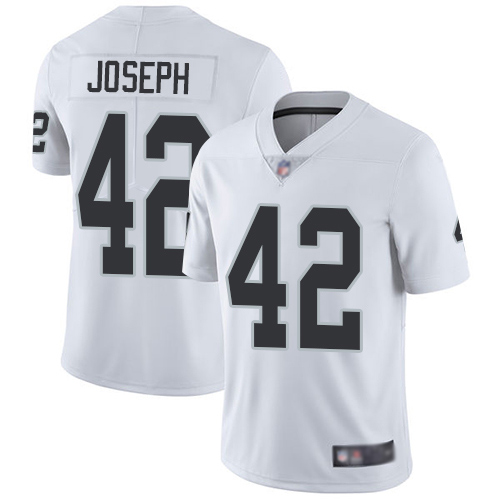 Men Oakland Raiders Limited White Karl Joseph Road Jersey NFL Football #42 Vapor Untouchable Jersey->nfl t-shirts->Sports Accessory